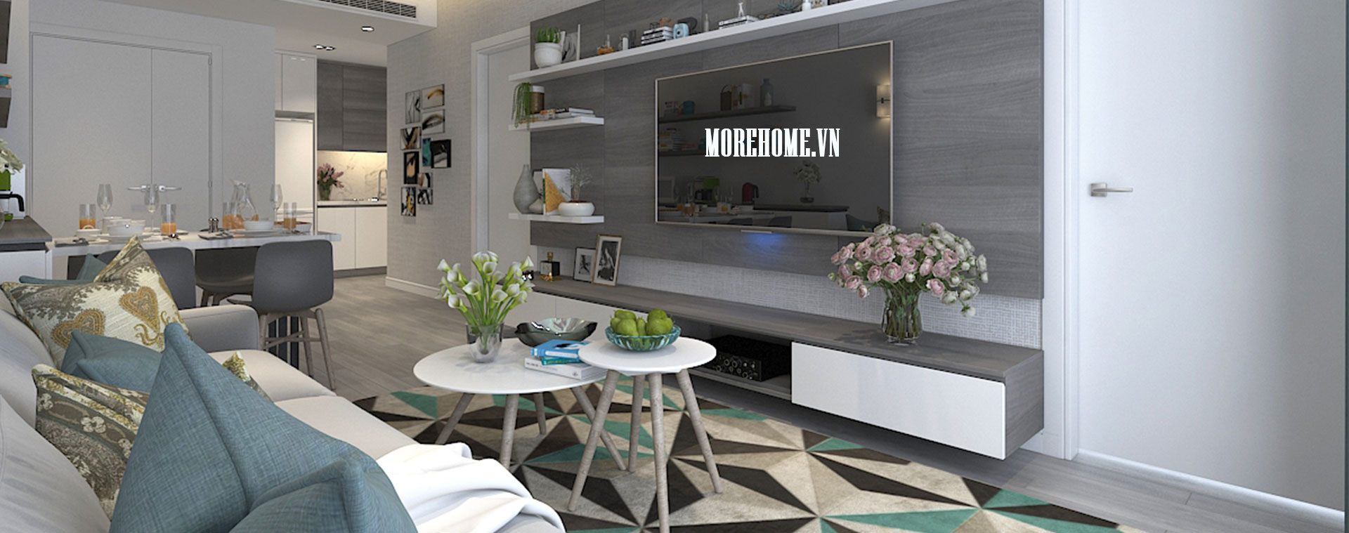 Thiết kế nội thất chung cư Mon City Mỹ Đình - Anh Khánh - Căn 67 m2