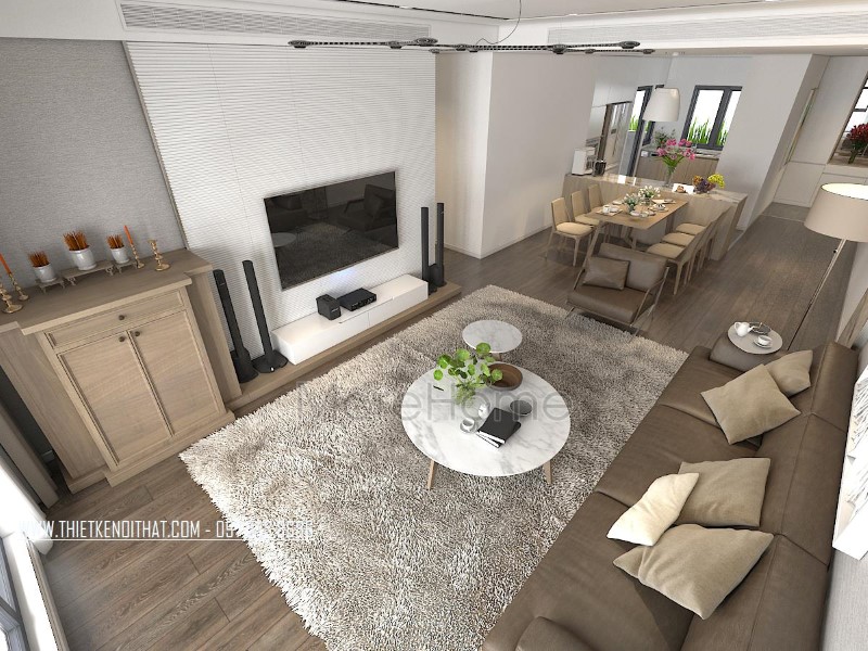 Thiết Kế Nội Thất chung Cư Hiện Đại Mulberry Lane