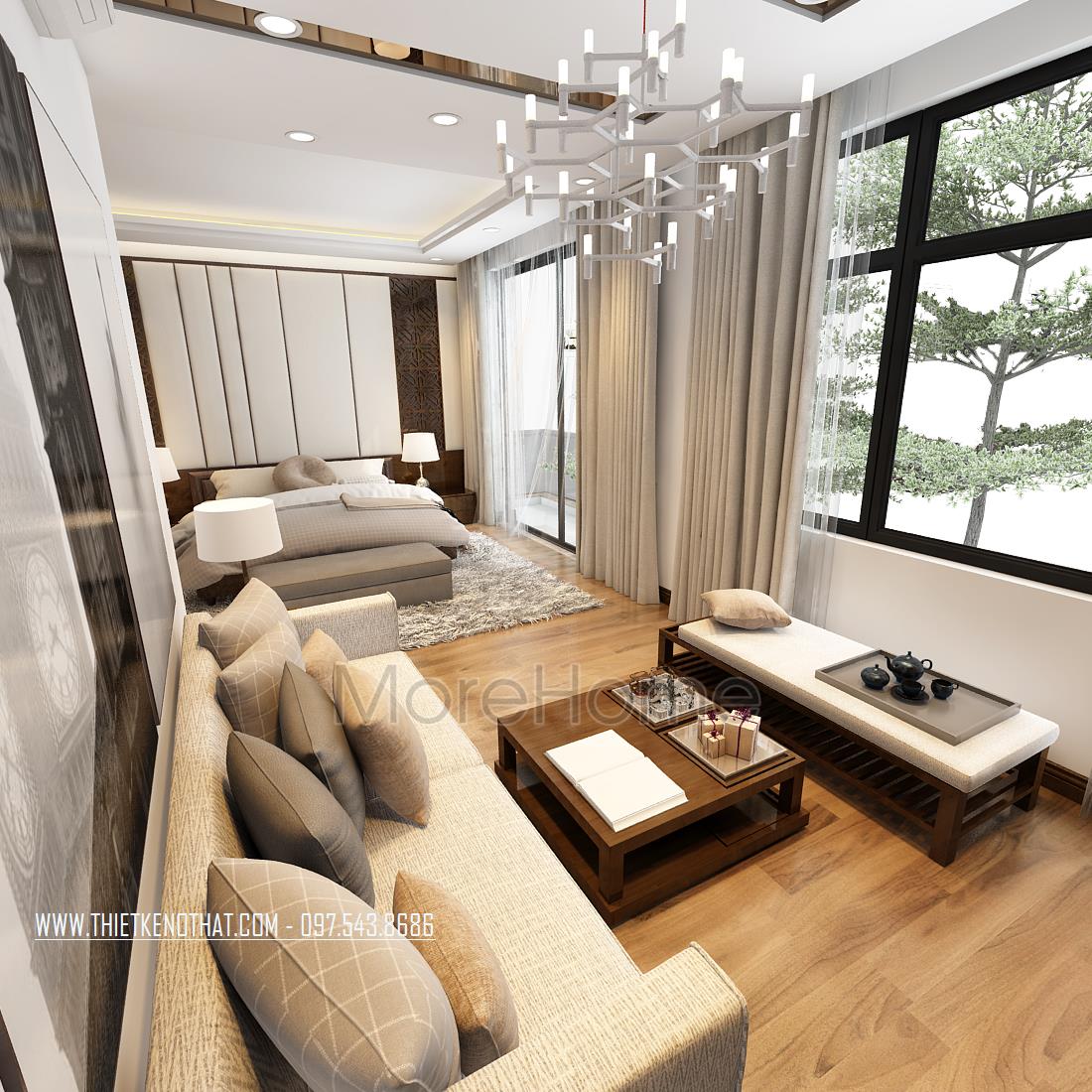 Thiết kế nội thất nhà phố ở Mỹ Đình