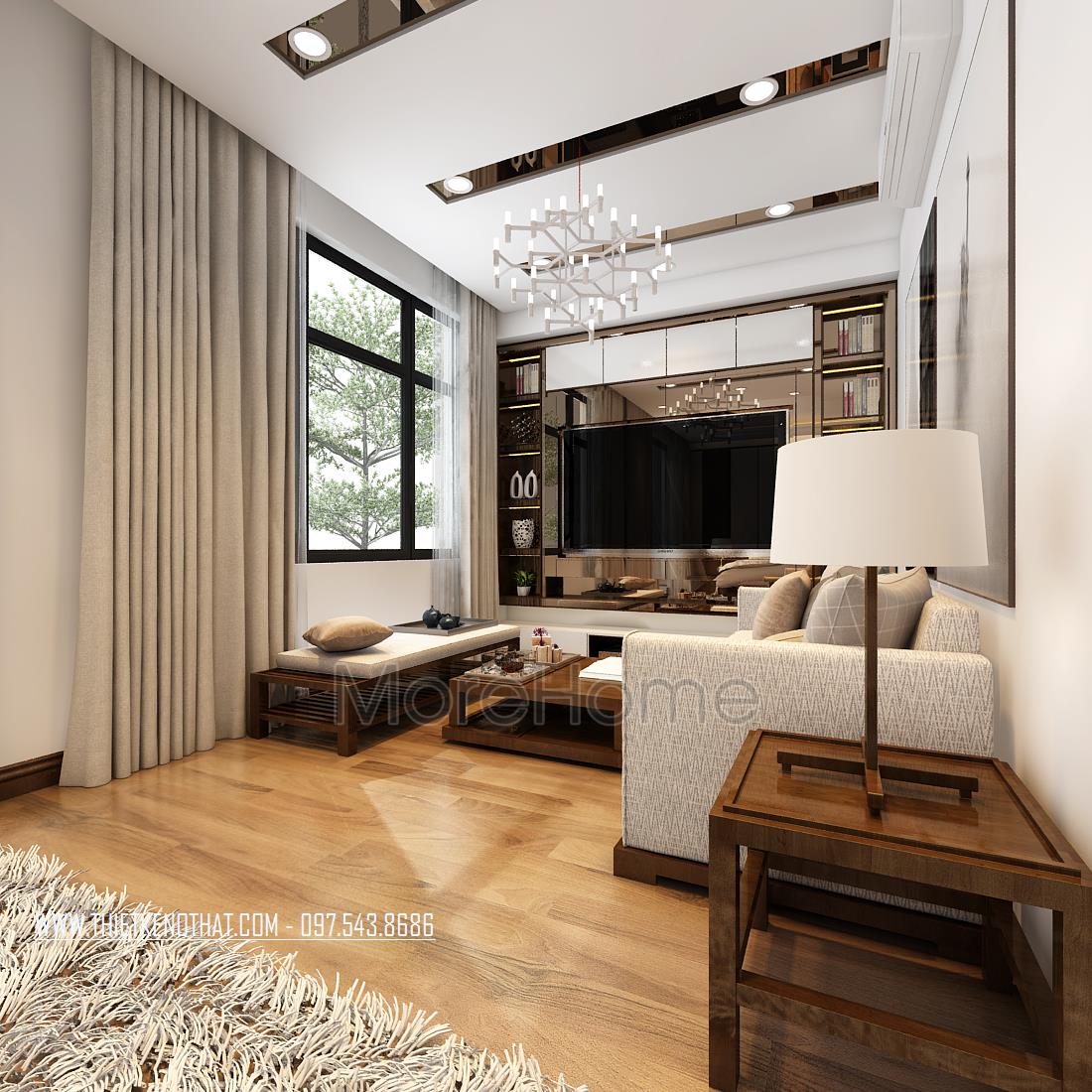 Thiết kế nội thất nhà phố ở Mỹ Đình