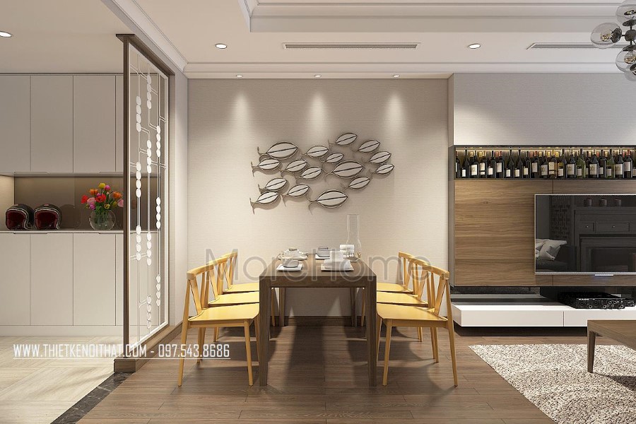 Thiết kế nội thất căn hộ Park Hill hiện đại