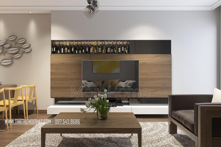 Thiết kế nội thất căn hộ Park Hill hiện đại