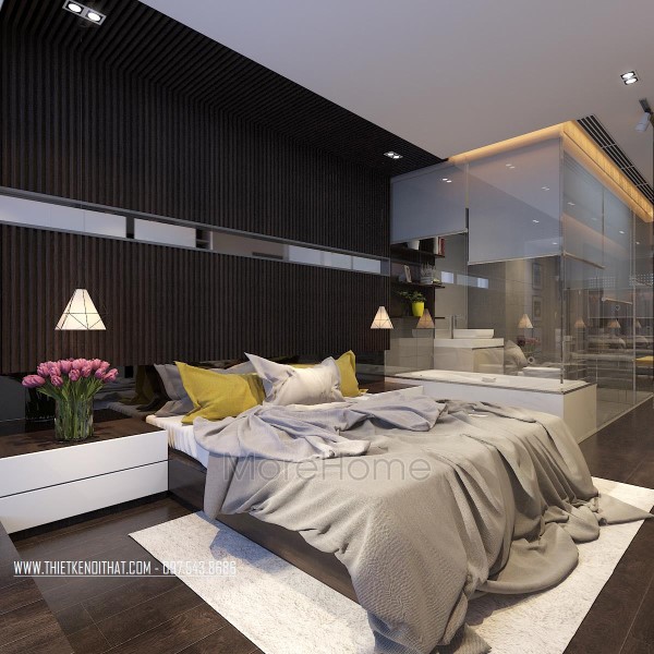 Thiết kế nội thất căn hộ chung cư hiện đại - Thăng Long Number One