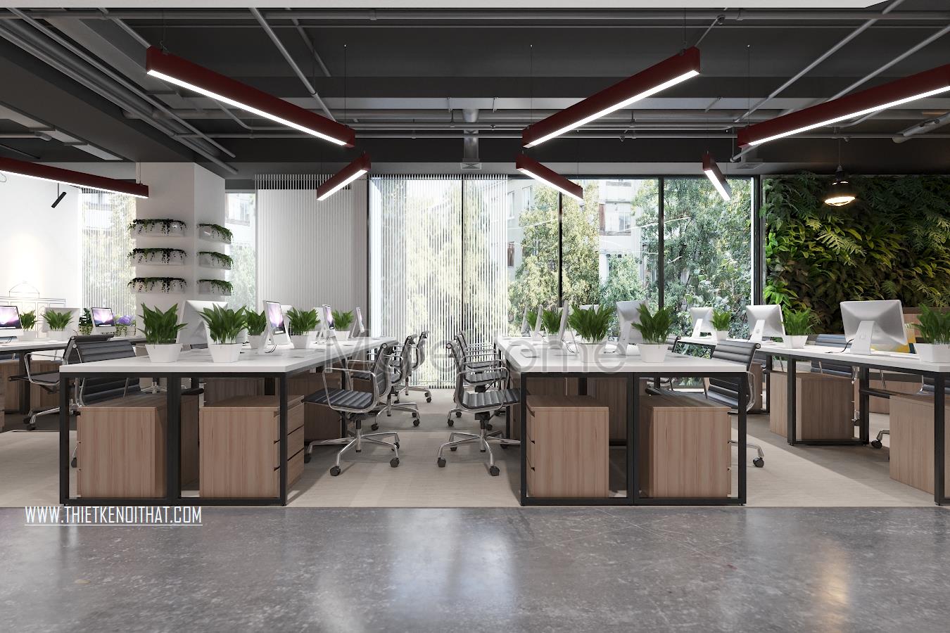 Thiết kế nội thất văn phòng SAFFRON