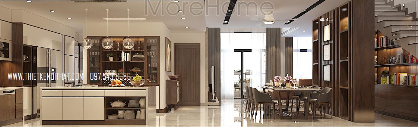 Thiết kế nội thất căn hộ chung cư Penthouse Golden Palacem