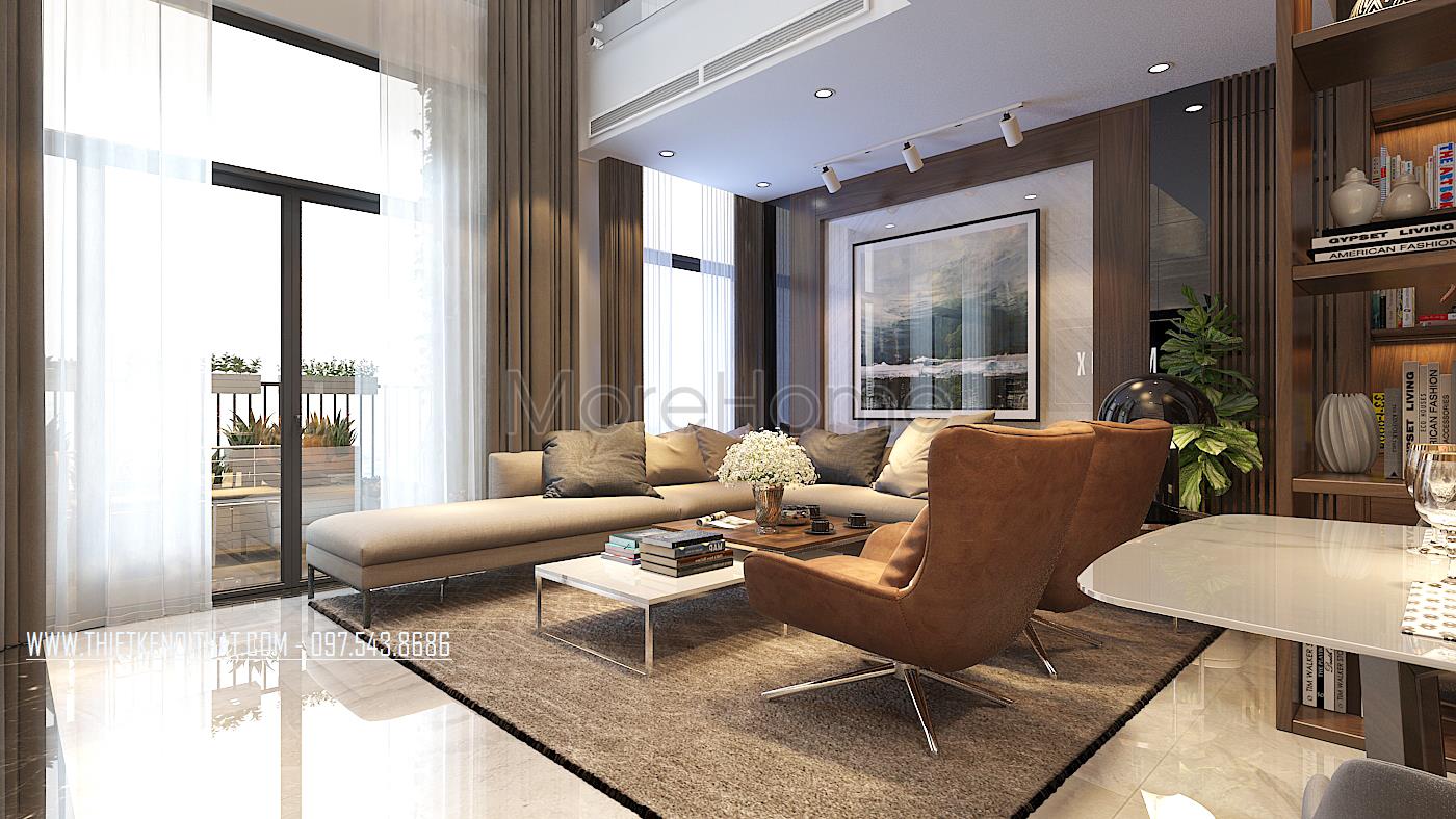 Thiết kế nội thất căn hộ chung cư Penthouse Golden Palacem