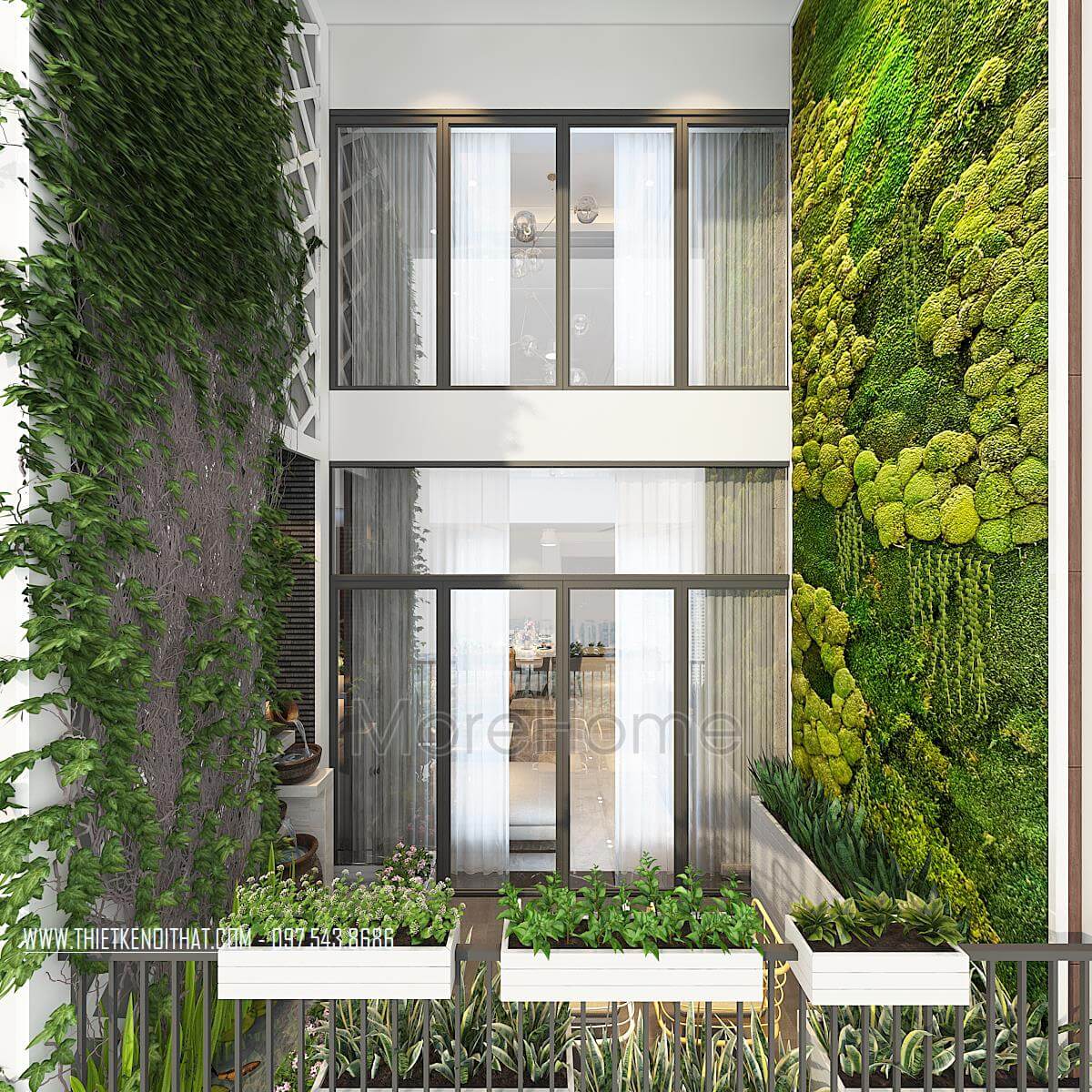 Thiết kế nội thất căn hộ chung cư Penthouse Golden Palacem