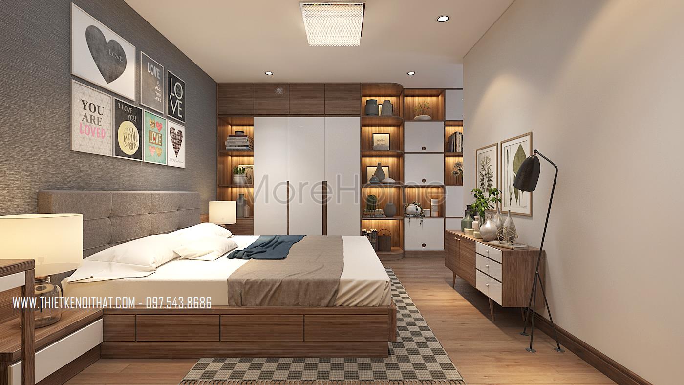 Thiết kế nội thất căn hộ chung cư Penthouse Golden Palacem