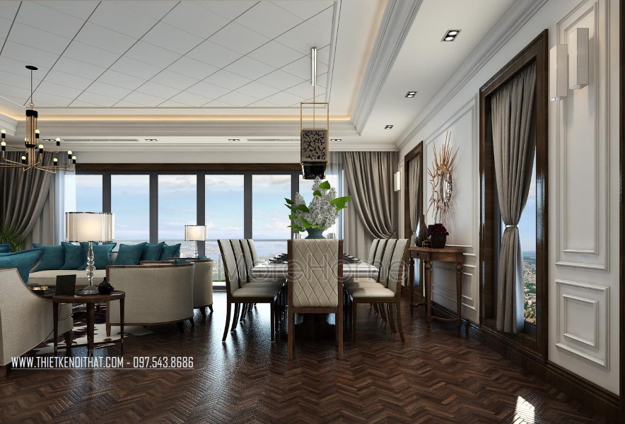 Thiết kế nội thất căn hộ cao cấp Penthouse Imperia