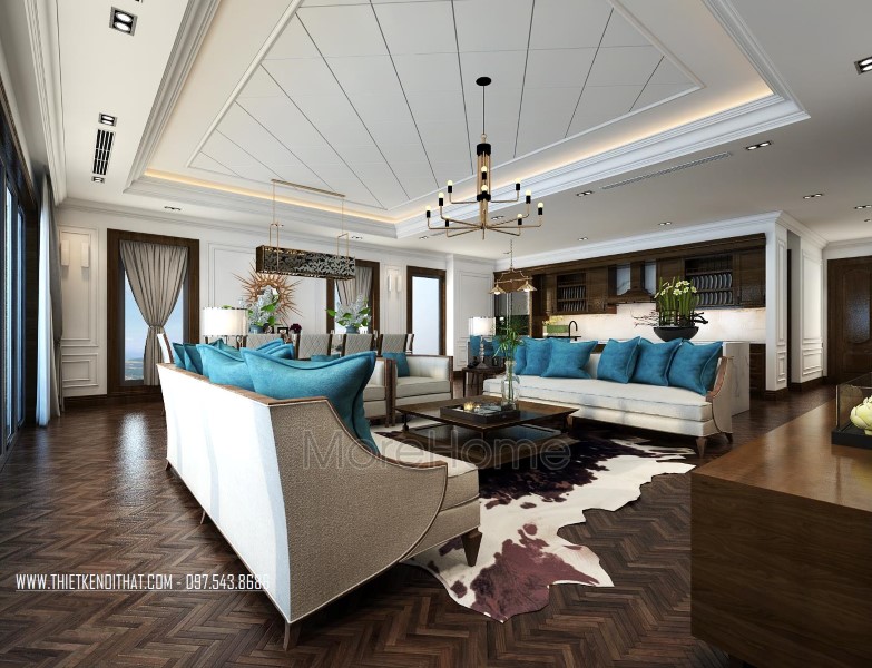 Thiết kế nội thất căn hộ cao cấp Penthouse Imperia