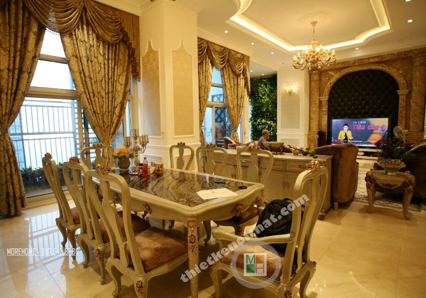 Thi công nội thất căn hộ chung cư cao cấp PentHouse Keangnam