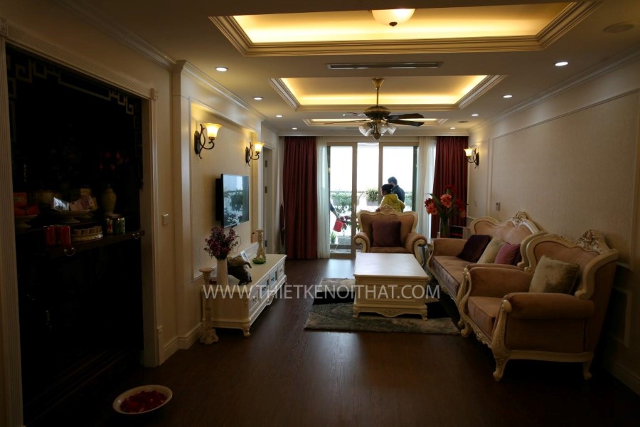 Thi công nội thất chung cư Mandarin Garden Tân cổ điển