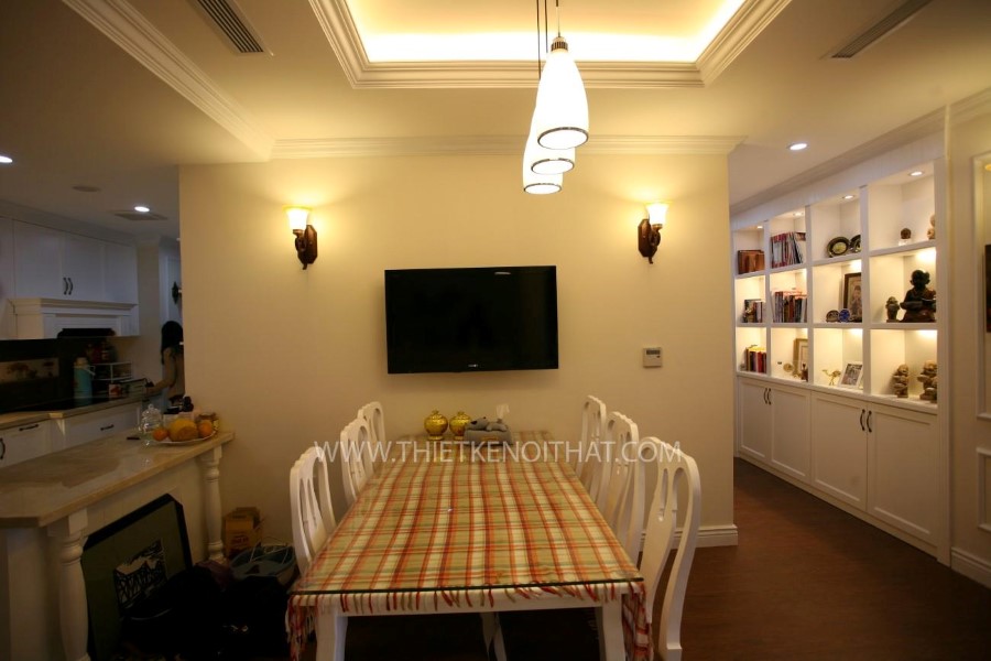 Thi công nội thất chung cư Mandarin Garden Tân cổ điển