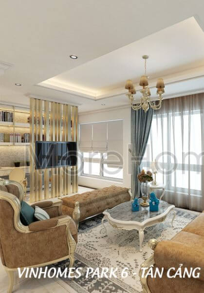 Thiết kế nội thất căn hộ chung cư Vinhomes Park 6 - Quận Bình Thạnh