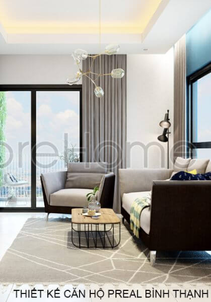 Thiết kế nội thất căn hộ chung cư hiện đại tại Pearl Quận Bình Thạnh Tp. Hồ Chí Minh - Chị Dung