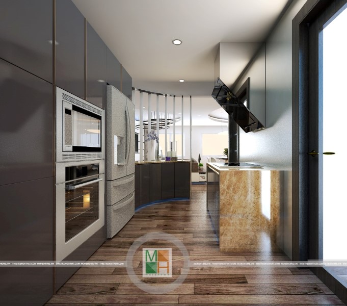 Thiết kế nội thất căn hộ chung cư Ciputra phong cách việt- Anh Tài