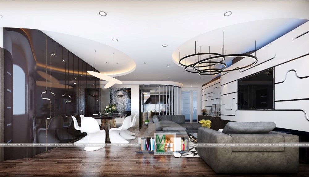 Thiết kế nội thất căn hộ chung cư Ciputra phong cách việt- Anh Tài