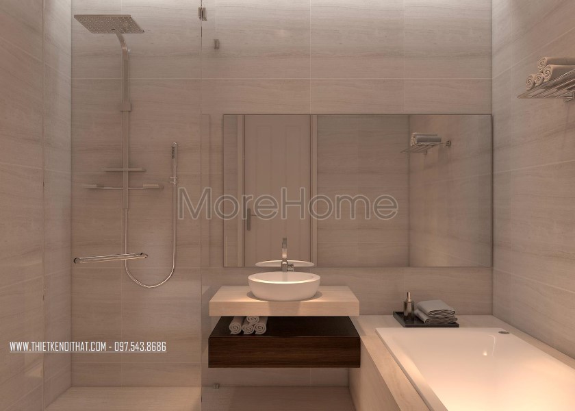 Thiết kế nội thất căn hộ chung cư hiện đại tại Timescity