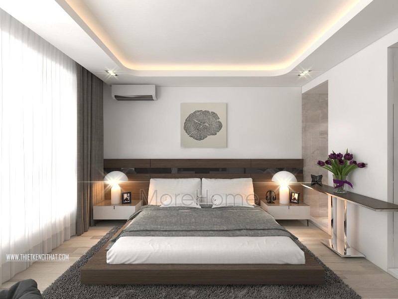 Thiết kế nội thất nhà phố hồ tây Hà Nội hiện đại