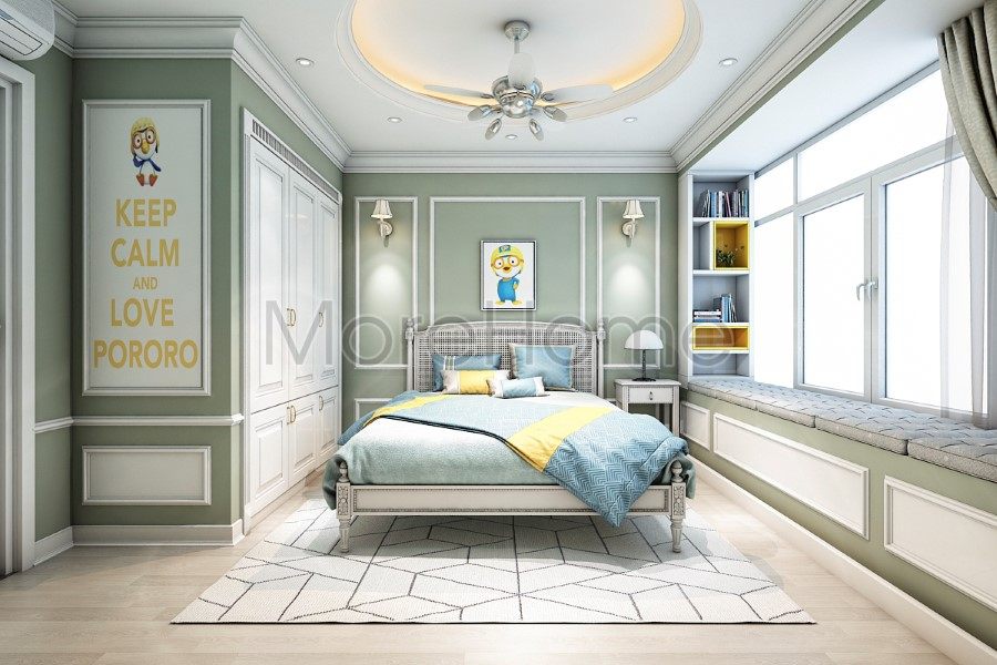 Thiết kế nội thất chung cư Hoàng Anh gia Lai River View tân cổ điển, sang trọng