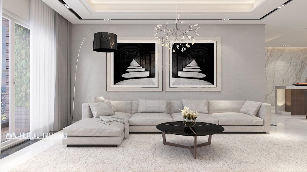 Thiết kế nội thất căn hộ chung cư Mandarin cao cấp