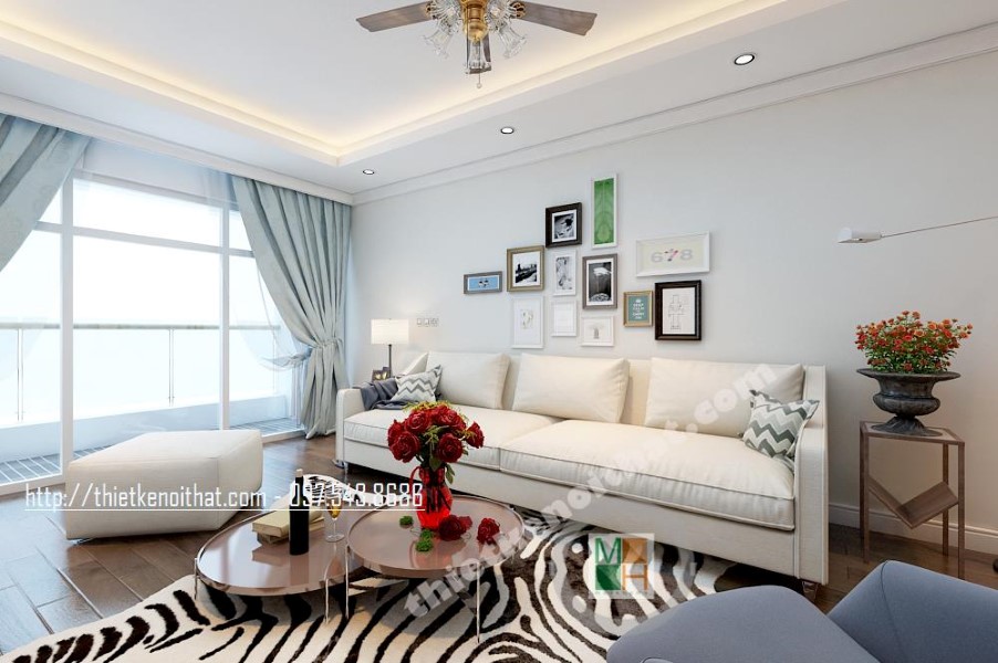Thiết kế nội thất chung cư Mandarin Hòa Phát 