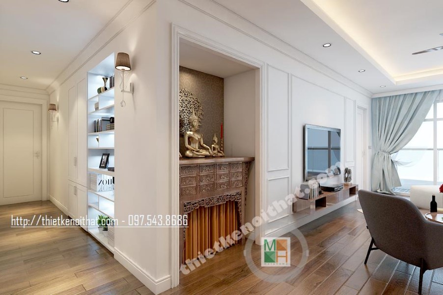 Thiết kế nội thất chung cư Mandarin Hòa Phát 