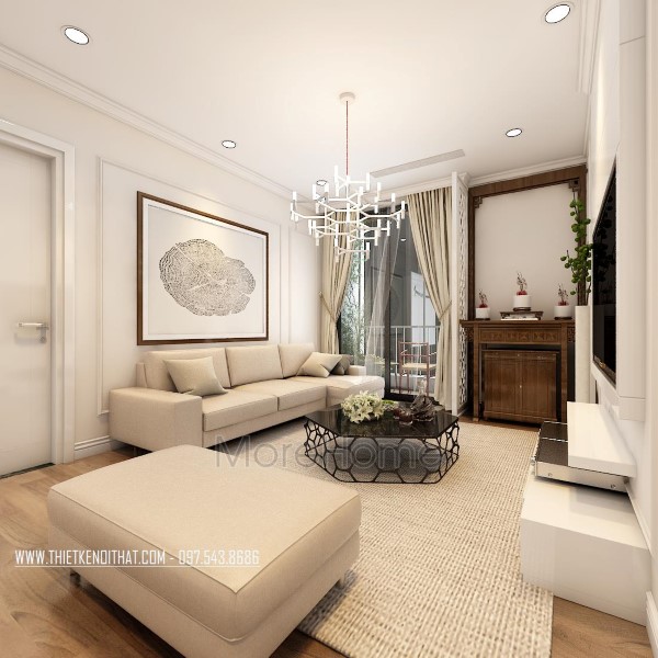 Thiết kế nội thất chung cư Park Hill đẹp sang trọng