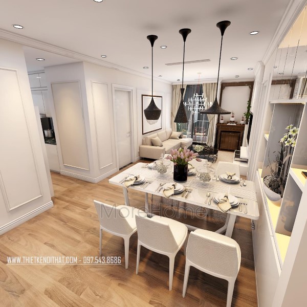 Thiết kế nội thất chung cư Park Hill đẹp sang trọng