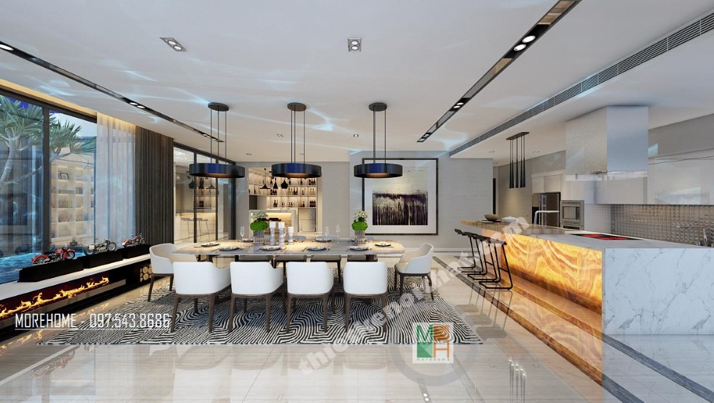 Thiết kế nội thất chung cư PENTHOUSE Mandarin Garden