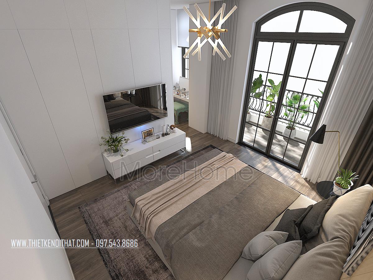 Thiết kế nội thất phòng ngủ biệt thự Vinhomes Imperia hải phòng 