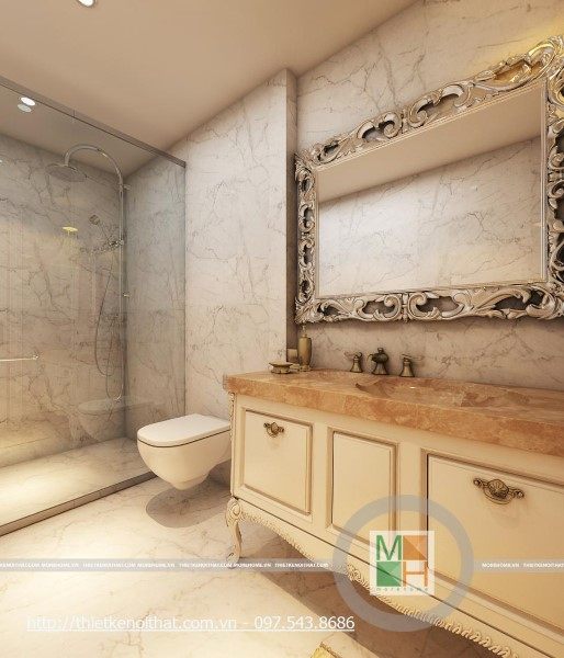 Thiết kế chung cư Mipec phong cách tân cổ điển