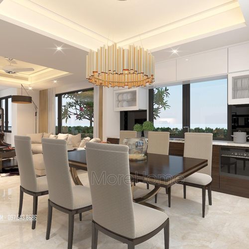 Bộ bàn ăn cho biệt thự BA-02