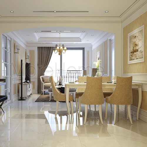 Bộ bàn ăn tân cổ điển BA-08