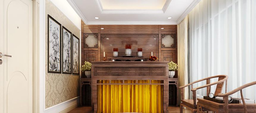 Nội thất phòng thờ biệt thự Quảng Ninh - Mẫu 25