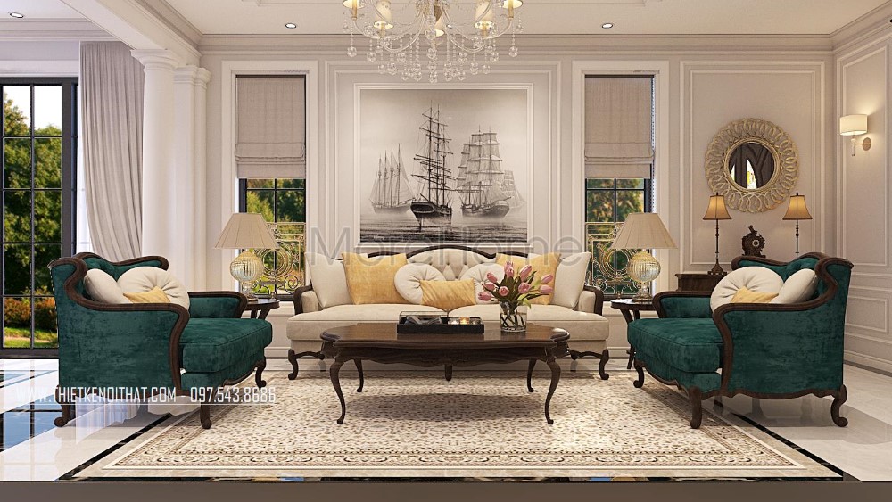 biet-thu-phong-cach-tan-co-dien