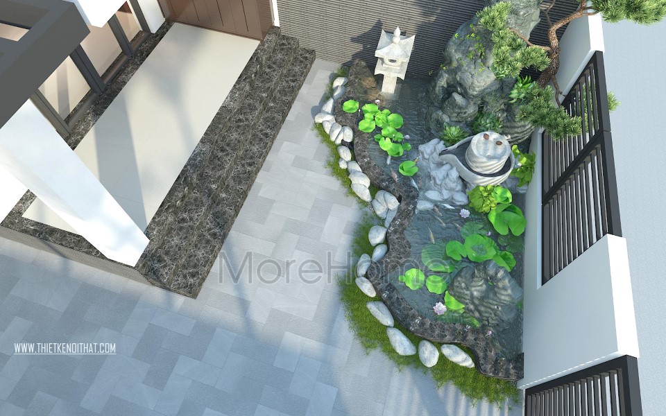 Thiết kế nội thất biệt thự Vinhomes Thăng Long hiện đại