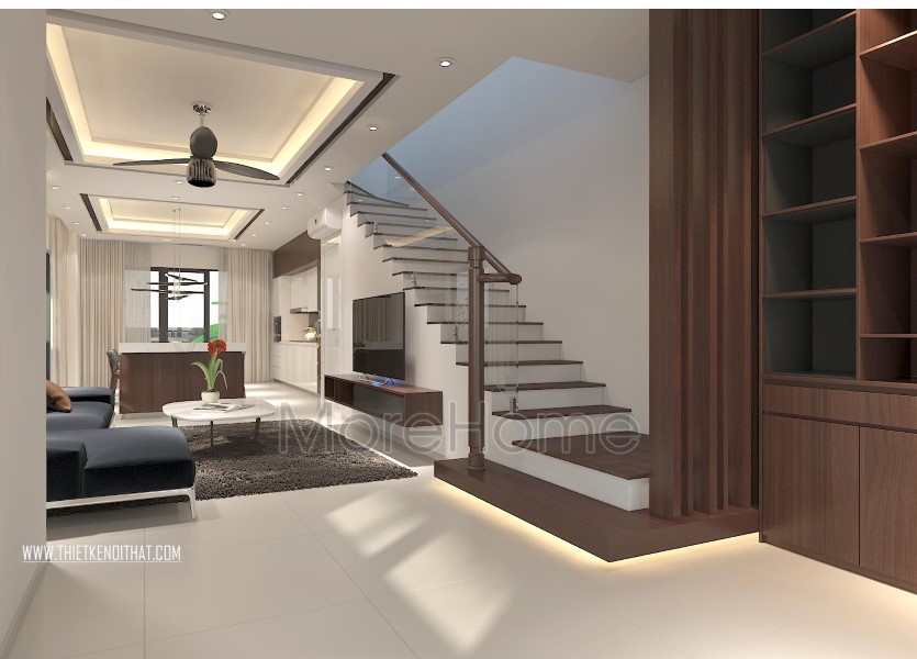 Thiết kế nội thất biệt thự Vinhomes Thăng Long hiện đại 