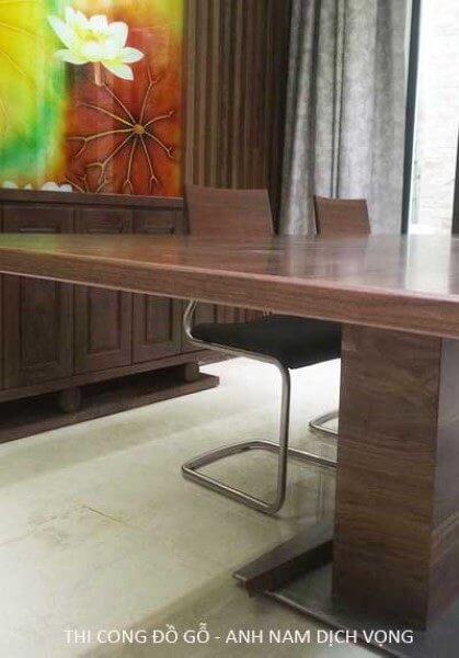  Thi công nội thất gỗ óc chó đẹp, sang trọng tại Dịch Vọng Hà Nội - Anh Nam