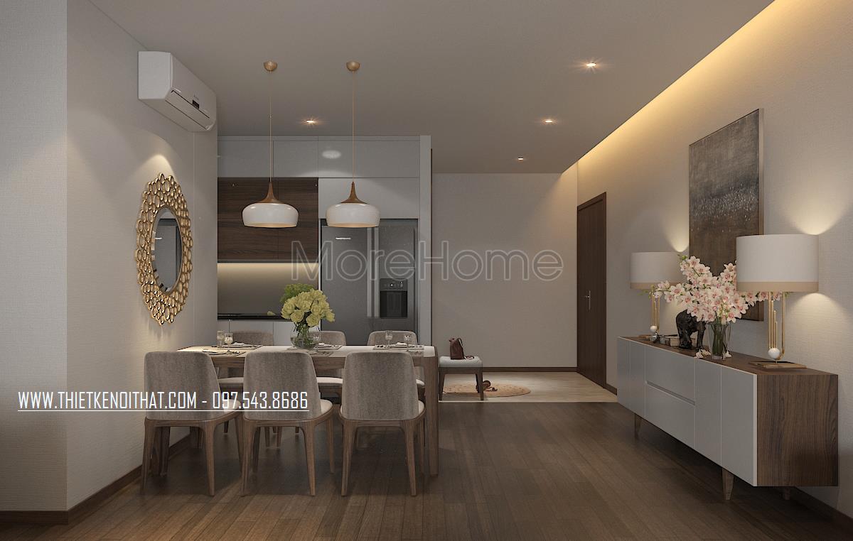 Thiết kế nội thất chung cư Ngoại Giao Đoàn