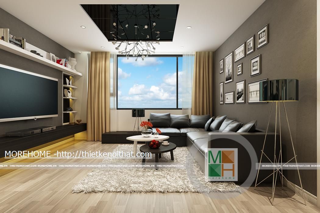 Thiết kế nội thất chung cư Platinum Residences- nhà chị Phương
