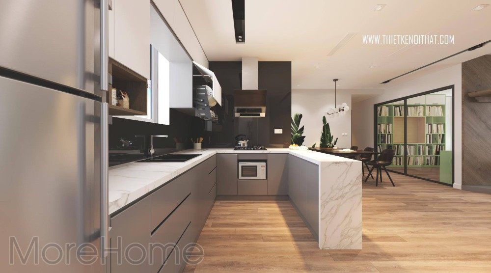 Thiết kế nội thất chung cư season avenue 3 phòng ngủ tại Mỗ Lao Hà Đông