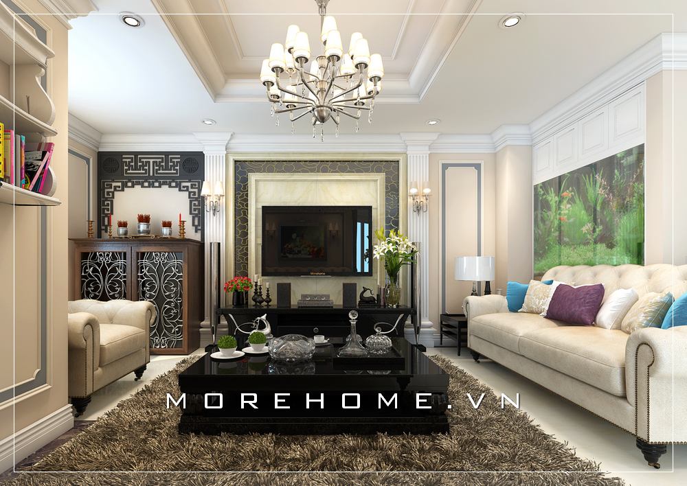 Đá ốp phòng khách