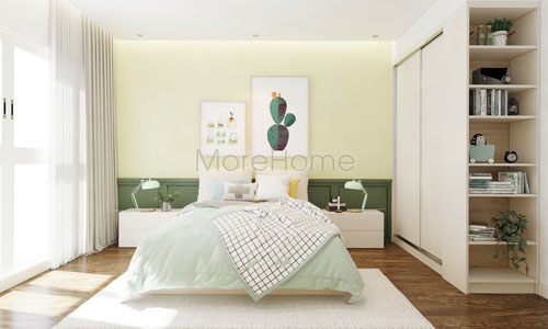 Giường ngủ hiện đại đẹp cho căn hộ chung cư tại Happy Valley