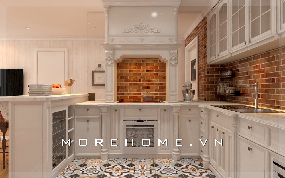 Thiết kế nội thất phòng bếp đẹp, sang trọng