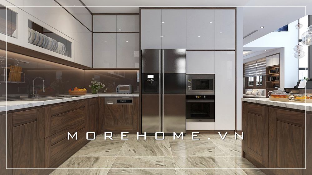 Thiết kế nội thất phòng bếp đẹp, sang trọng