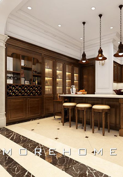 Mẫu thiết kế nội thất phòng bếp đẹp, sang trọng và tiện nghi