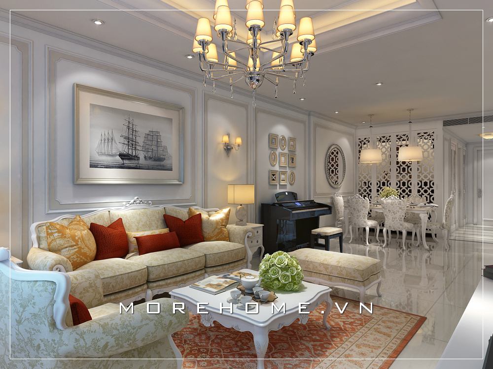 Thiết kế phòng khách chung cư