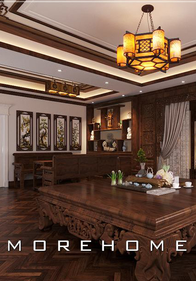 Mẫu thiết kế phòng thờ đẹp cho biệt thự sang trọng, đẳng cấp