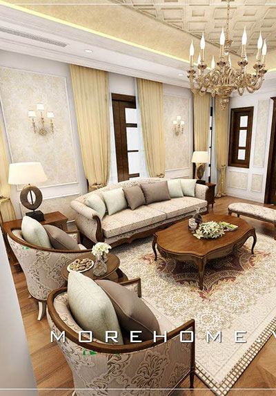 Mẫu sofa đơn tân cổ điển tinh tế, sang trọng khó có thể bỏ qua